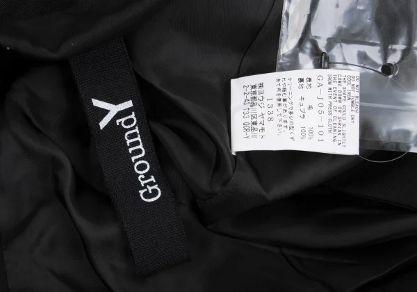 Ground Y Asymmetrical Wool Cape Jacket K-163158_015