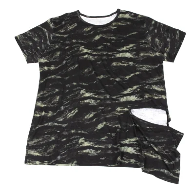 Ground Y Zebra Printed Side Hole Design T-shirt