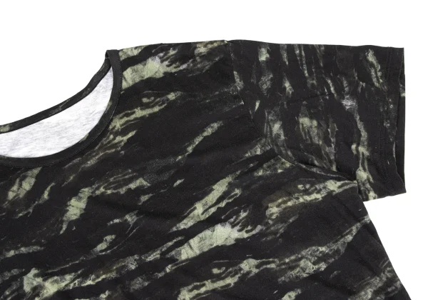 Ground Y Zebra Printed Side Hole Design T-shirt K-163159_003