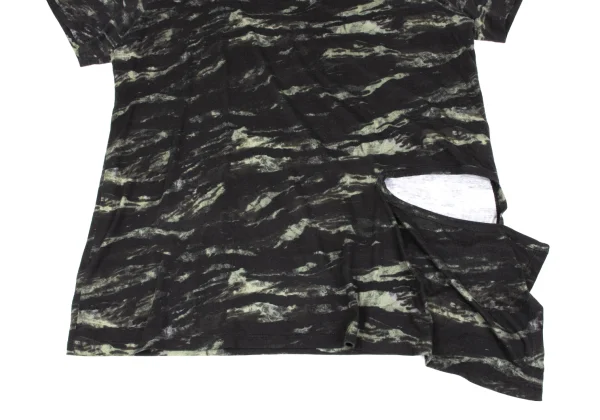 Ground Y Zebra Printed Side Hole Design T-shirt K-163159_004