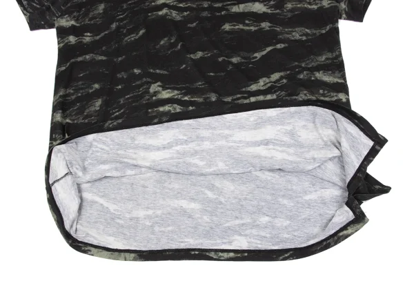 Ground Y Zebra Printed Side Hole Design T-shirt K-163159_006