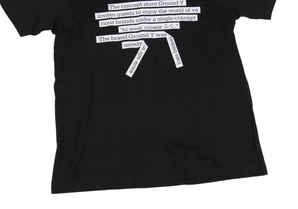 Ground Y Cotton Message Printed T-shirt K-163160_007