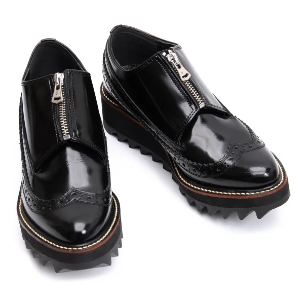 KAYO NAKAMURA by Y's Shark Sole Leather Shoes Black 2(About US 5) K-163164_001