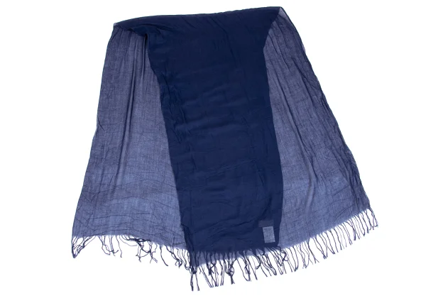 Yohji Yamamoto POUR HOMME Bamboo Nylon Fringe Stole K-163168_002