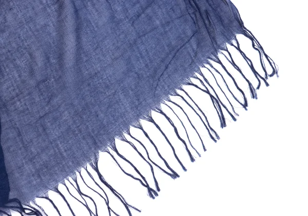 Yohji Yamamoto POUR HOMME Bamboo Nylon Fringe Stole K-163168_003
