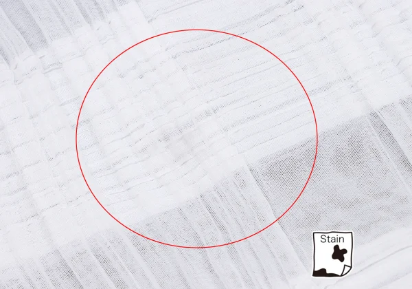 ISSEY MIYAKE Check See-through Pleated High Neck T-shirt K-163172_005