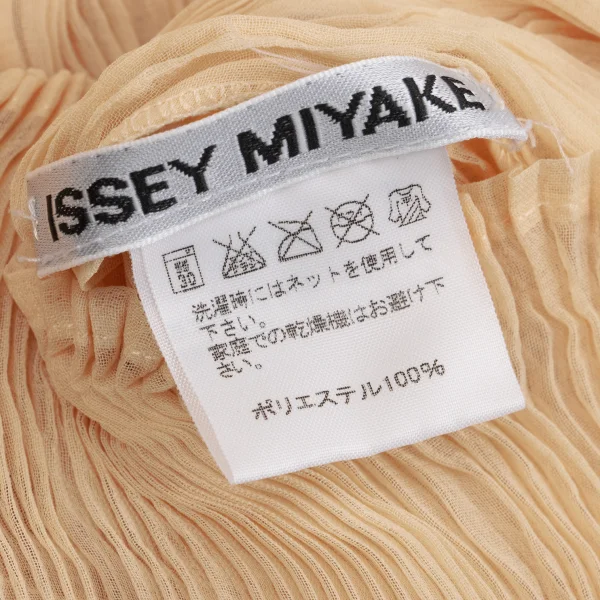 ISSEY MIYAKE See-through Pleats T SHirt K-163173_013