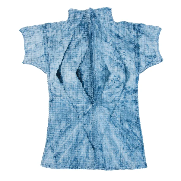 ISSEY MIYAKE Printed Wooly Pleats T Shirt K-163174_010