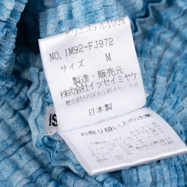ISSEY MIYAKE Printed Wooly Pleats T Shirt K-163174_014