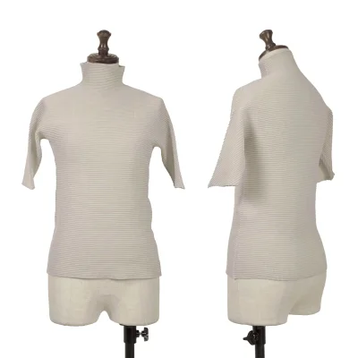 ISSEY MIYAKE Stretch Pleats High-neck T-shirt