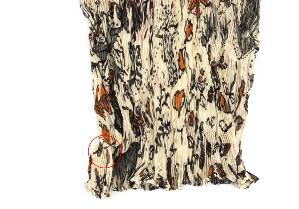 ISSEY MIYAKE Botanical Print See-through Pleats T-shirt K-163176_006