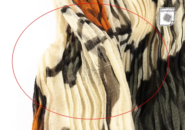 ISSEY MIYAKE Botanical Print See-through Pleats T-shirt K-163176_007