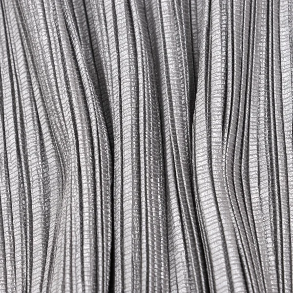 ISSEY MIYAKE FETE Cutting Hem Metallic Pleats Skirt K-163179_009