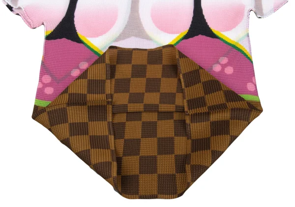 ISSEY MIYAKE me Otafuku Print Stretch Pleats T-shirt K-163181_007