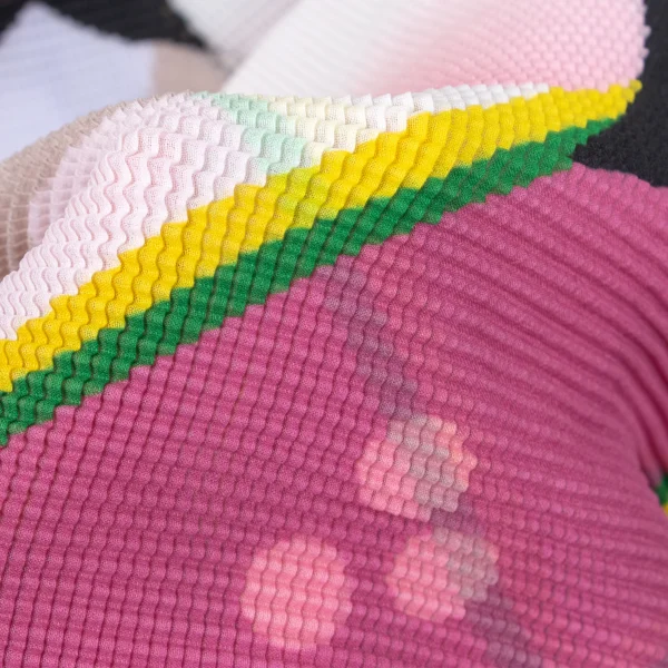 ISSEY MIYAKE me Otafuku Print Stretch Pleats T-shirt K-163181_012