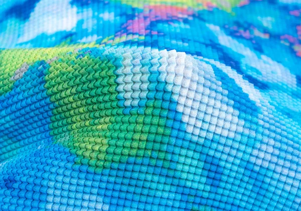 Unbranded Hydrangea Print Reversible Stretch Pleats T-shirt K-163182_010