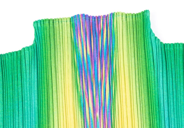 PLEATS PLEASE Gradation Print Pleats High-neck Sleeveless Top K-163185_004