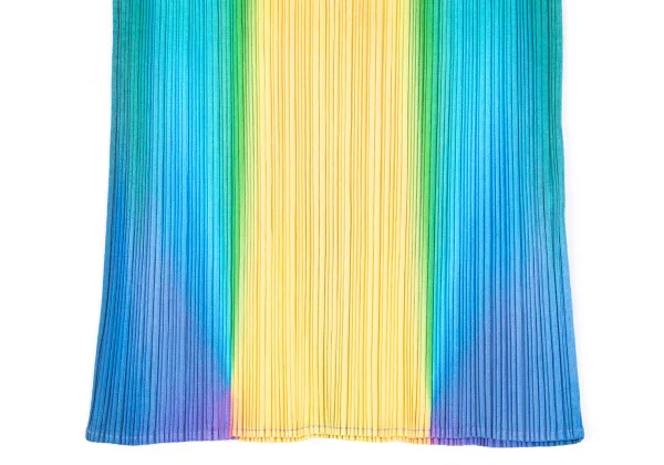 PLEATS PLEASE Gradation Print Pleats High-neck Sleeveless Top K-163185_006