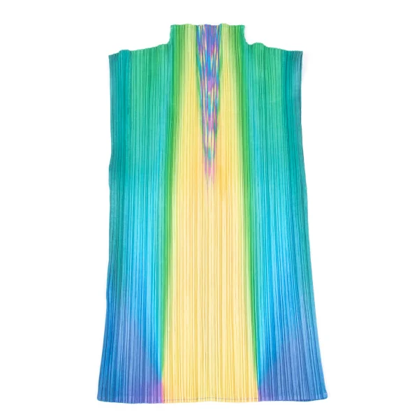 PLEATS PLEASE Gradation Print Pleats High-neck Sleeveless Top K-163185_008