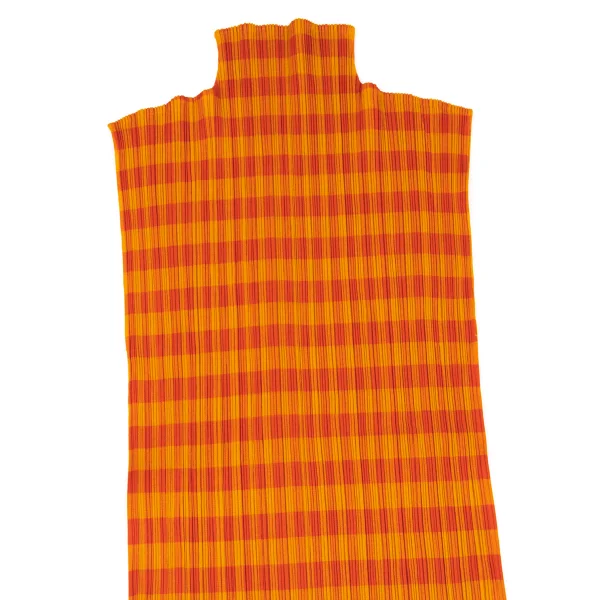 PLEATS PLEASE Check Print Pleats High-neck Sleeveless Top K-163186_003