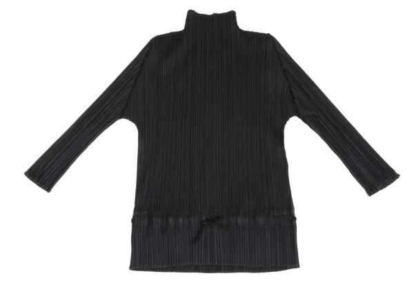 PLEATS PLEASE Drawstring Design Pleats High-neck Top K-163189_002