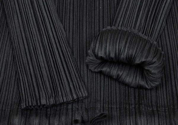 PLEATS PLEASE Drawstring Design Pleats High-neck Top K-163189_006