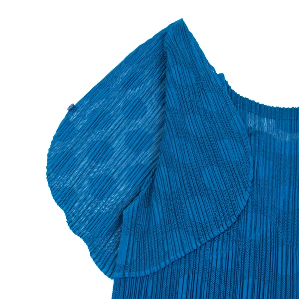 PLEATS PLEASE Mesh Pleats Dot Wide Sleeve Top K-163190_007