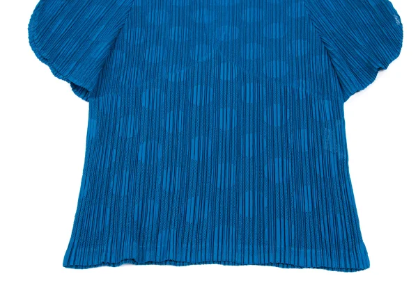 PLEATS PLEASE Mesh Pleats Dot Wide Sleeve Top K-163190_008