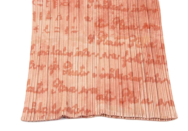 PLEATS PLEASE Message Print Stand Collar Pleats Top K-163191_008