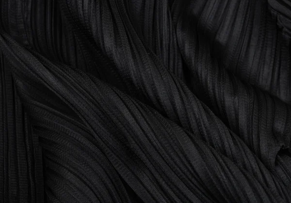 PLEATS PLEASE Switching Design Long Sleeve Pleated Blouse K-163192_013