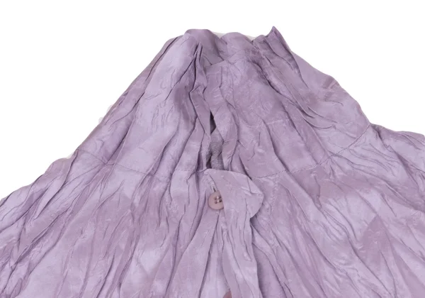 PLEATS PLEASE Wrinkled Pleats Shiny Long Sleeve Shirt K-163193_004