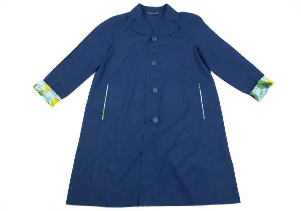 PLEATS PLEASE Lining Map Printed Poly Coat K-163195_003