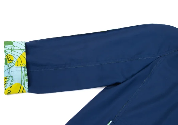 PLEATS PLEASE Lining Map Printed Poly Coat K-163195_008