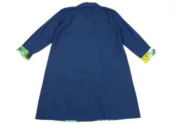 PLEATS PLEASE Lining Map Printed Poly Coat K-163195_015