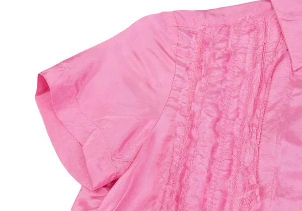 tricot COMME des GARCONS Frill Cutting Front Panel Short Sleeve Blouse K-163197_006