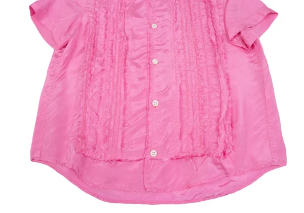 tricot COMME des GARCONS Frill Cutting Front Panel Short Sleeve Blouse K-163197_007