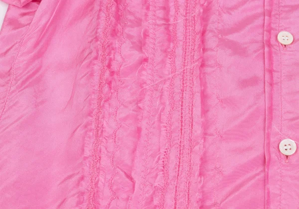 tricot COMME des GARCONS Frill Cutting Front Panel Short Sleeve Blouse K-163197_008