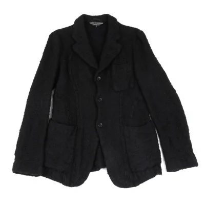 COMME des GARCONS HOMME PLUS Wool Fulling Curved Jacket