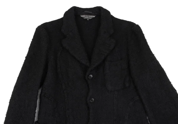 COMME des GARCONS HOMME PLUS Wool Fulling Curved Jacket K-163198_002