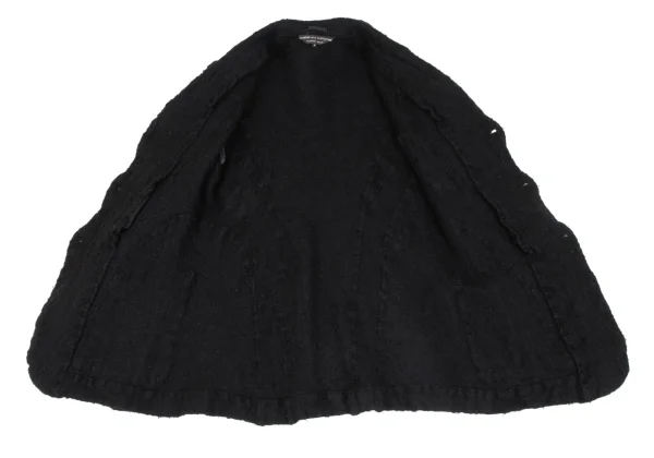 COMME des GARCONS HOMME PLUS Wool Fulling Curved Jacket K-163198_012