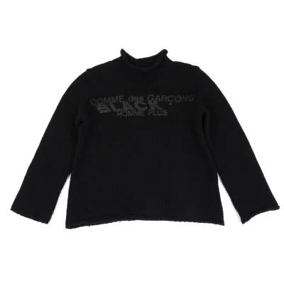 COMME des GARCONS HOMME PLUS Logo Printed Knit Sweater
