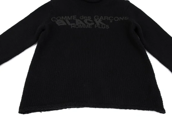 COMME des GARCONS HOMME PLUS Logo Printed Knit Sweater K-163199_007