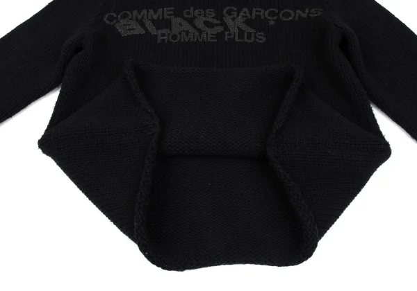COMME des GARCONS HOMME PLUS Logo Printed Knit Sweater K-163199_008