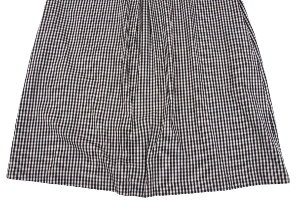 PINK HOUSE Checked Short Sleeve Off Shoulder Shirt Dress K-163200_009