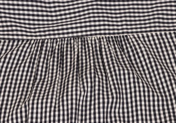 PINK HOUSE Checked Short Sleeve Off Shoulder Shirt Dress K-163200_012