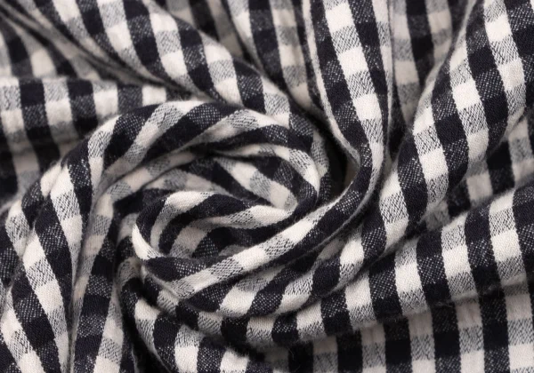 PINK HOUSE Checked Short Sleeve Off Shoulder Shirt Dress K-163200_014