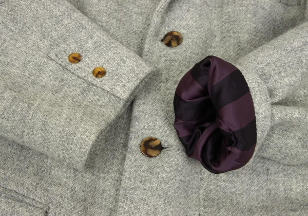 Jean Paul GAULTIER HOMME Stripe Lining Long Coat K-163202_006