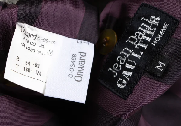 Jean Paul GAULTIER HOMME Stripe Lining Long Coat K-163202_014