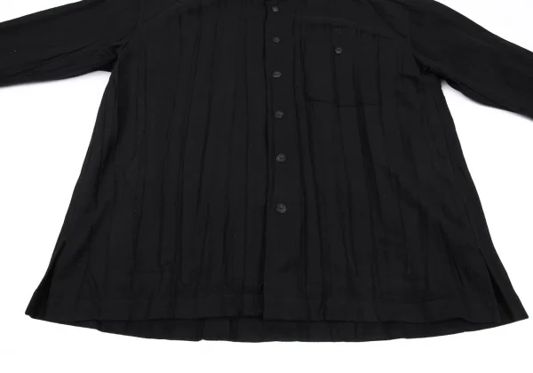 ISSEY MIYAKE MEN Poly Pleated Long Sleeve Shirt K-163203_008