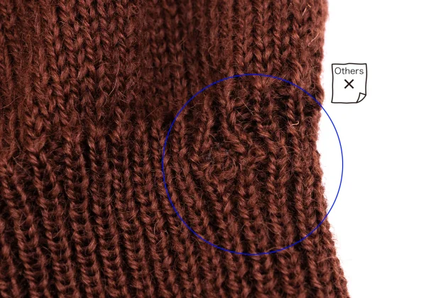 Yohji Yamamoto FEMME Wool Stole Neck Design Long Knit Cardigan K-163204_009